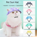 Adjustable Pet Sun Hat for Cats and Small Dogs