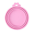 Couvercles réutilisables en silicone pour boîtes de nourriture pour animaux