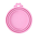 Couvercles réutilisables en silicone pour boîtes de nourriture pour animaux