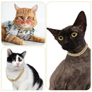 Collier pour chien de luxe à chaîne cubaine – Métal plaqué or