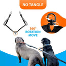 Hands-Free Double Dog Leash – Reflective Adjustable Belt