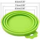 Couvercles réutilisables en silicone pour boîtes de nourriture pour animaux