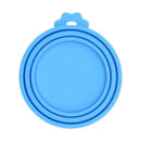 Couvercles réutilisables en silicone pour boîtes de nourriture pour animaux