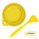 Couvercles réutilisables en silicone pour boîtes de nourriture pour animaux